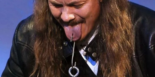 The heaviest weight lifted by the tongue was the equivalent of a three-year-old child